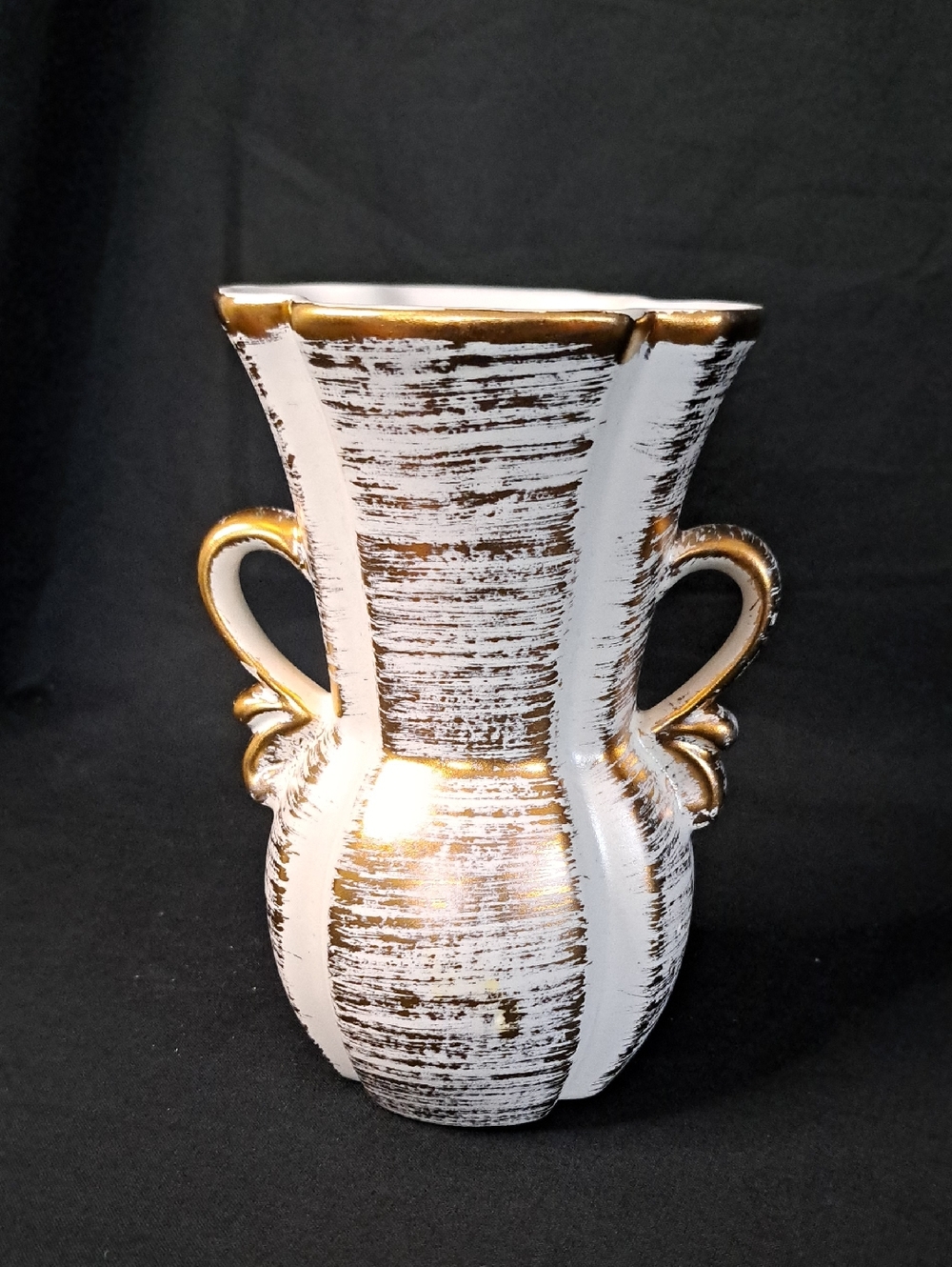 Vintage Royal Haeger "Gold Tweed" Vase